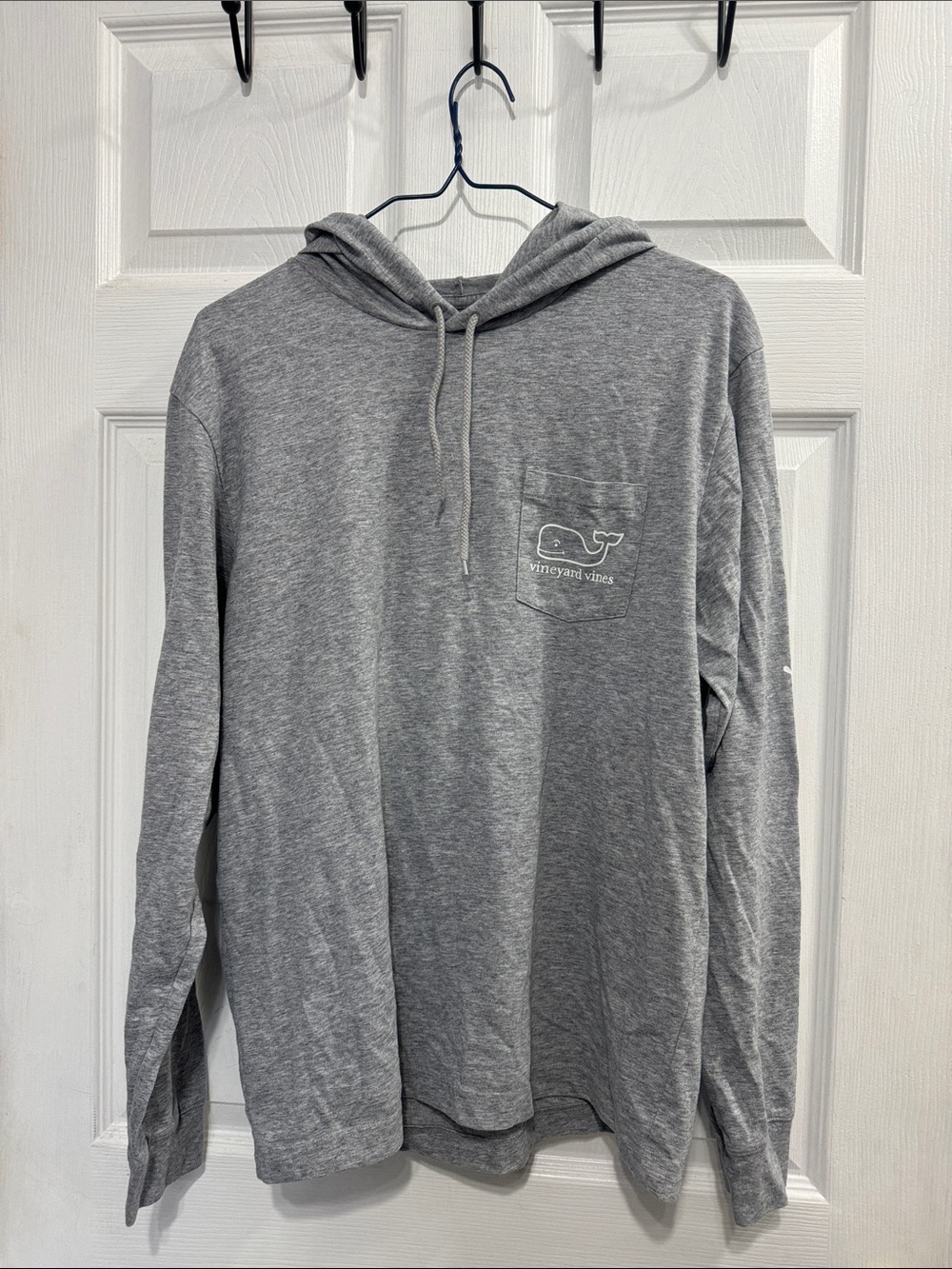 Vineyard Vines Gray Long-Sleeve Hooded Tee
